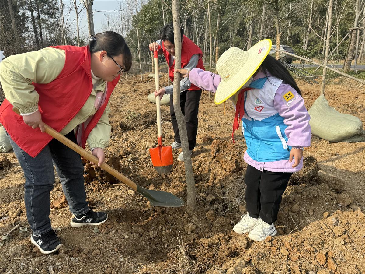 3月12日，应城市“携手青春 共植青绿”特色志愿服务联谊活动现场 通讯员刘静怡摄.jpg